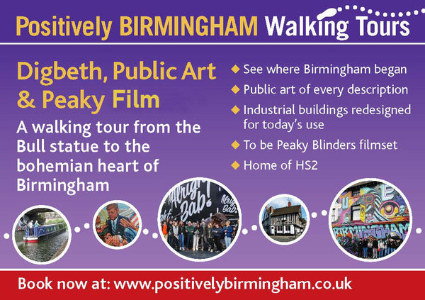 10:30 - 12:30 SATURDAY 28th March 2026 Tour - Digbeth, Public Art & Peaky Film Tour