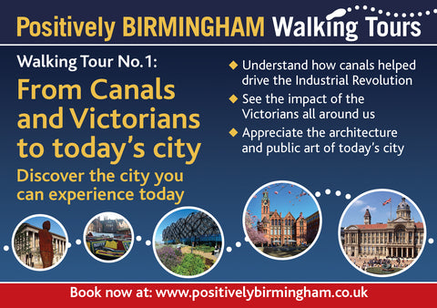 13:30 - 15:30 Sat 27th March  2021 Tour 1 - Canals and Victorians to today’s city