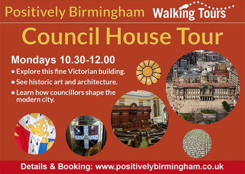10.30-12:00 Monday 19th January 2026. Birmingham Council House Tour