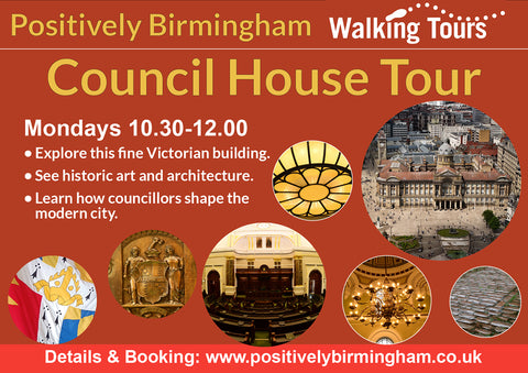 10.30-12:00 Monday 19th January 2026. Birmingham Council House Tour