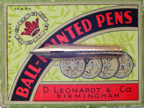 No. 4 - D. Leonardt & Co. Ball-Pointed Pen - Dip Pen Nib - Gilt