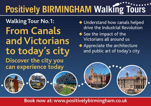 13:30 - 15:30 Sat 3rd April  2021 Tour 1 - Canals and Victorians to today’s city